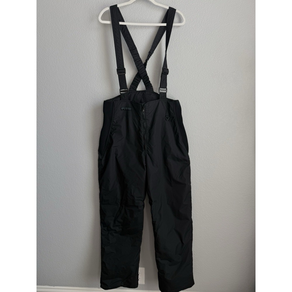 Columbia Black Ski Snowboard Bib Pants Insulated Winter Overalls Large Gorpcore